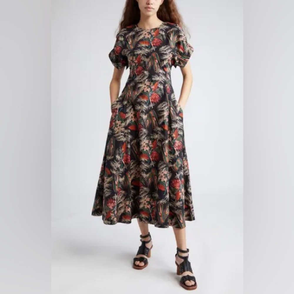 Ulla Johnson NWT Devon Midi Dress